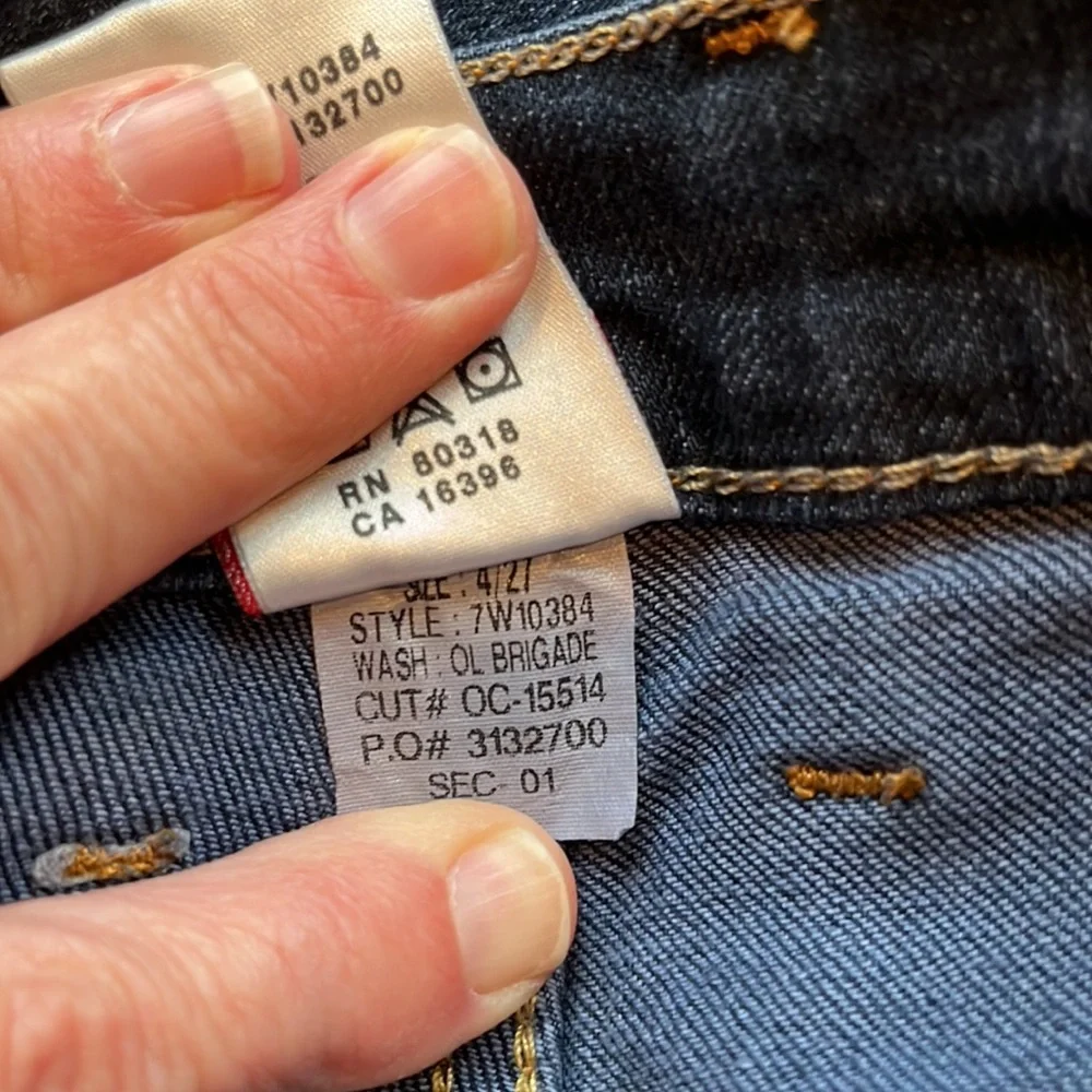 Lucky Brand jeans size 4 waist 27 straight Leg - Picture 10 of 12